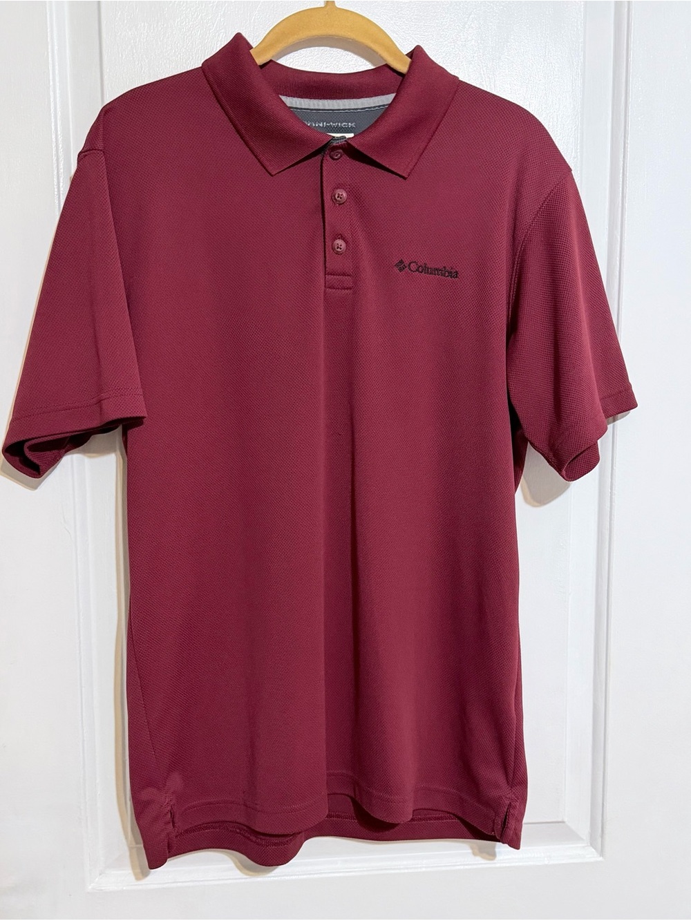 Columbia Men's Maroon  Garnet Performance Polo Golf Medium